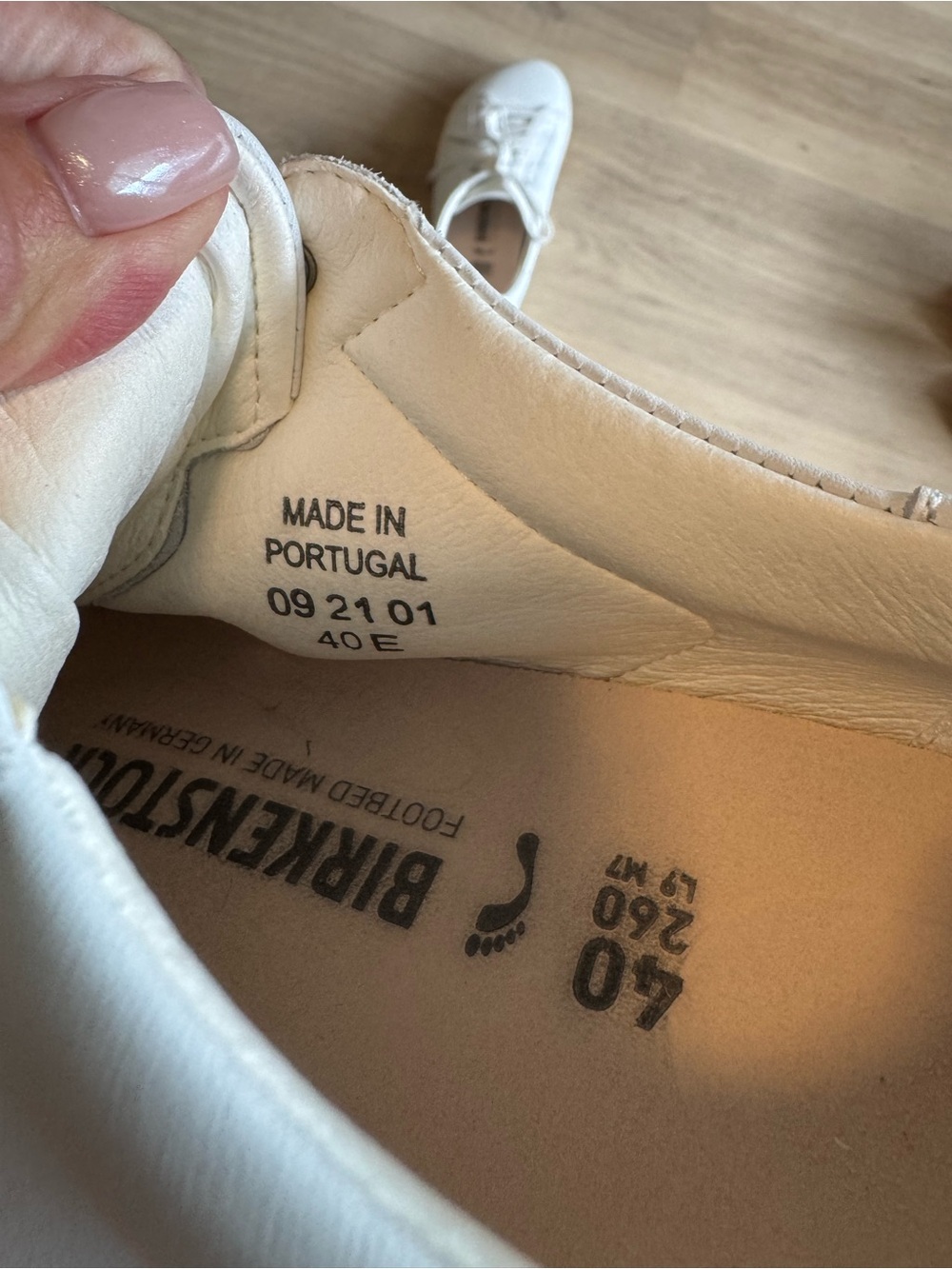 Birkenstock Bend White Leather Sneakers - Picture 5 of 5